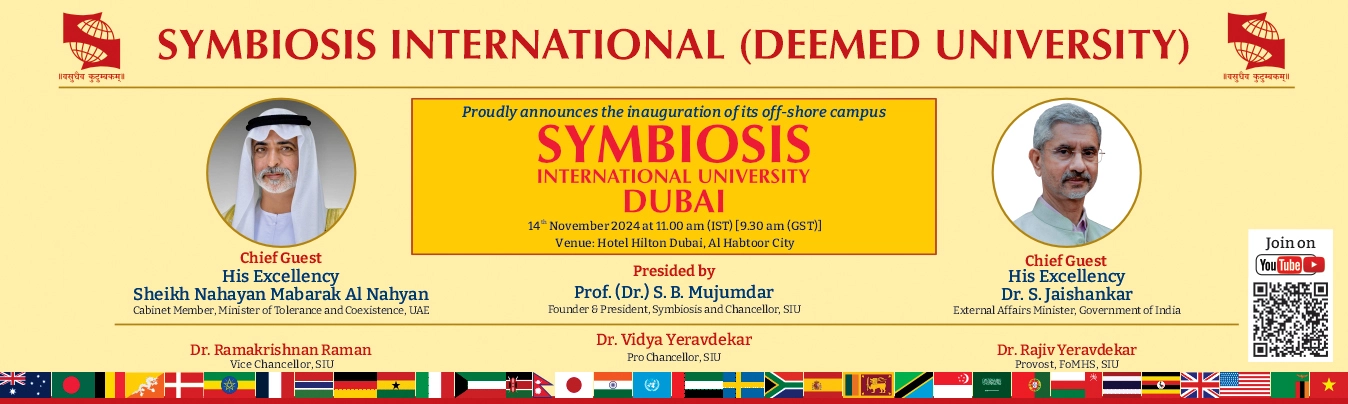 Inauguration Ceremony of Symbiosis International University Dubai